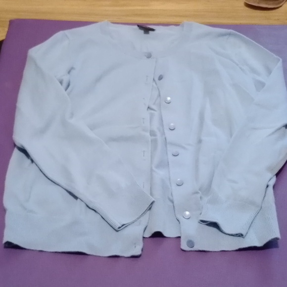 Talbots Sweaters - Blue Button Down Sweater